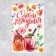 Congratulatory card with coloring "Happy Birthday", sweets, 12 × 18 cm