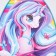 Children's backpack "Unicorn", 23 × 20.5 cm, lightning department