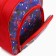 The backpack of the textile is a pocket 25*24*9cm, Spider-Man