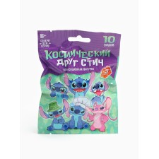 Фигурка-сюрприз «Космический друг Стич», коллекционная, 3 стикера в комплекте