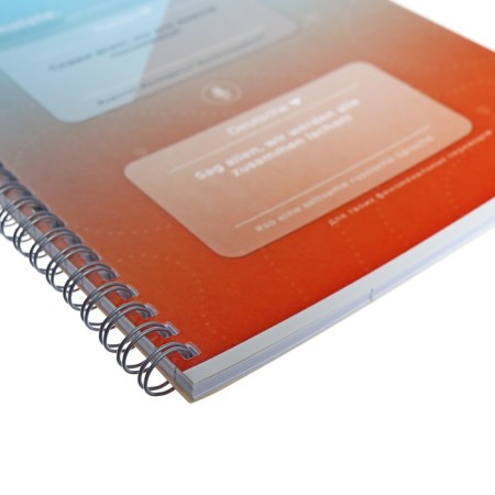 Notebook for recording foreign words A5, 48 sheets on the crest "Translator", cover Cover Cardboard, Offset Block 65 g/m2, mix-2