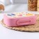 Lunch box with decor, 0.98 l, 18 × 13 × 5 cm, pink color