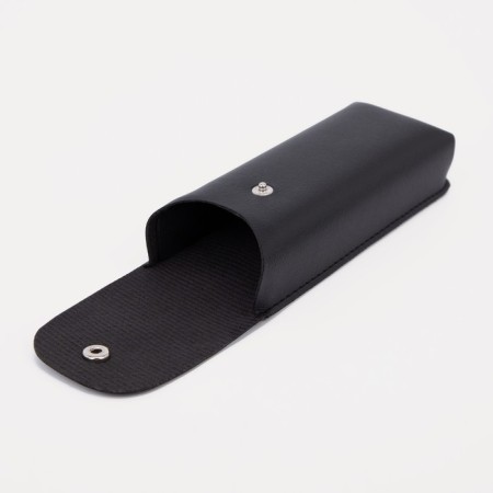 Case for glasses on the button, black color-2