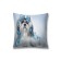 Pillowess decorative "dog with curlers", with a zipper, size 45x45 cm
