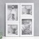 Photo frame in 4 photos 10x10, 10x15 cm "Classic" White set 4 pcs 31.5x26 cm