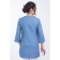 Female blouse, size 44, blue color