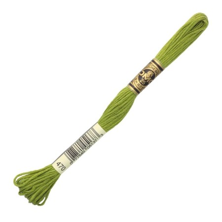 The threads of the DMC 117 (470), 12 pcs. packaged