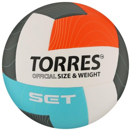 Volleyball ball Torres set, tpu, glued, 12 panels, p. 5-4