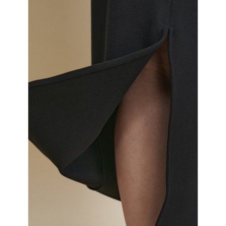 Women's skirt, size l, black color-5
