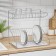 Dishes for dishes with a pallet 38 × 24 × 38 cm, color chromium