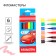 Felt -tip pens, 6 colors, in a cardboard box, cars