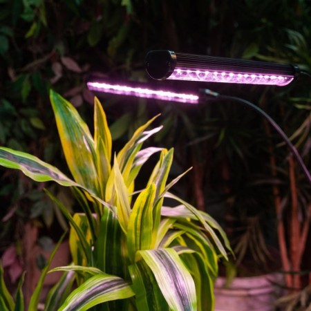 LED lamp with a timer, on a tripod Uniel, 60 watts, LED, IP40, 2280x470x470 mm, black color is black-4