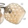 Steel Stewsvelight Nicole 5x60W E27, bronze 55x55x28 cm