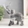 Polystone souvenir "African elephant. Illusion" 8x13x19 cm