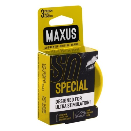 Maxus special condoms, dotted-abrupt 3 pcs.