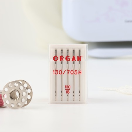 Needles for household sewing machines, universal, No. 100, 5 pcs-4