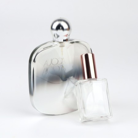 Perfume bottle, with a spray, 15 ml, color pink gold-11
