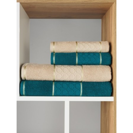 A set of terry towels Magnolia, size 50x80 cm-2 pcs, 70x130 cm-2 pcs, multicolor-9