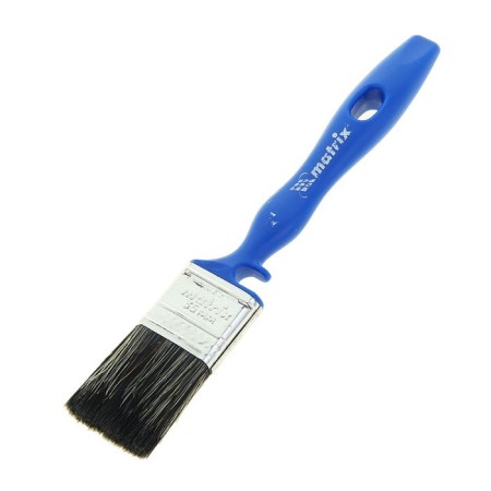 Matrix flat brush, for water paints, 35x12 mm, plastic handle, natural bristles