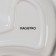Menzhitsa porcelain 4-section Magistro "Blanche. Heart ", d = 30 cm, white color
