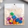 Beads for creativity tree "Bright owls" set of 15 pcs 2.1x1.8x0.5 cm
