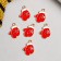 Decor for creativity Metal "mittens" enamel 2x1.5 cm
