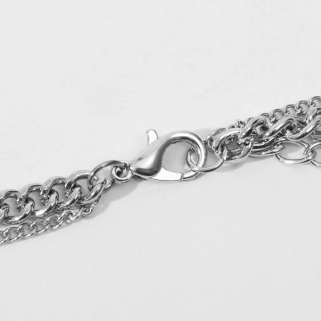 Piece "Double" cross, color silver, 43 cm-1