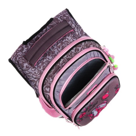 School backpack 40 x 33 x 15 cm, ergonomic back, Across 548, pink ACR23-548-1-9