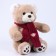 New Year's soft toy "Little Friend", a bear with a pink scarf
