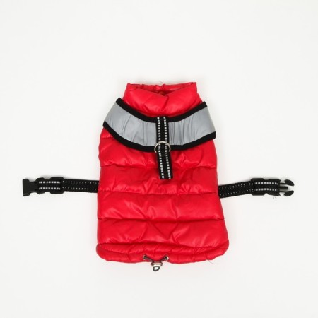 Jacket for dogs with a reflective harness, size14 (DS 32 OG 42 Osh 31), red-9