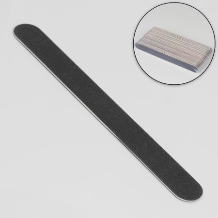 Pillet-mesh "Classic", on a wooden basis, abrasiveness 200, 18 cm, packing 50 pcs, black color black-1
