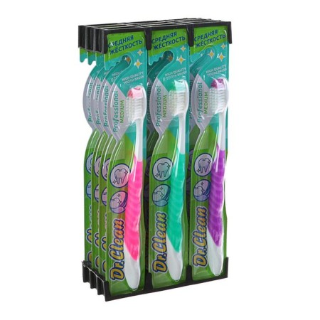 Dental brush dr. Klin Professional Medium 1pc Mix