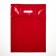 Polyethylene package with a cut with a reinforced handle, fuchsia 30 x 40 cm, 50 μm