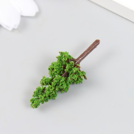 Artificial plant for creativity plastic "Fir" 2x4.3 cm-1