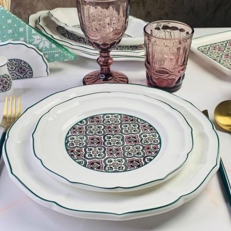 A set of plates Lenardi "Daria", d = 21 cm, 6 pcs-1