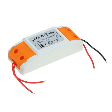 Ecola power supply for 12 V LED tape, 12 W, IP20