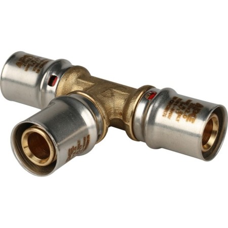 The tee-press Stout SFP-0006-202020, D = 20 mm, brass