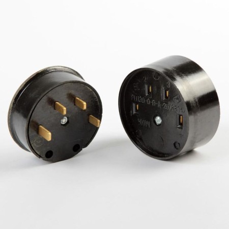 RS-HSS connector, 25 A, 380 V, black