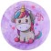 Children's ball "Pony", D = 22 cm, 60 g, color mix