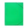 A4, 500MKM, calligrata elastic band on elastic band, a root of 25 mm, up to 230 sheets, embossing "sand", green