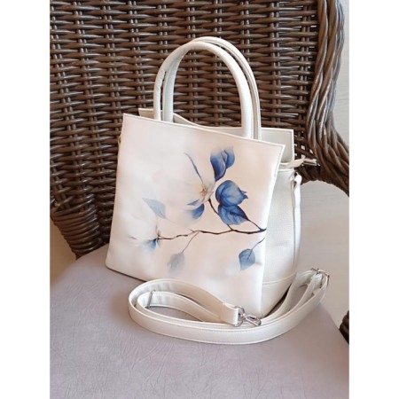 Women's bag Eleganta Beige flora-3