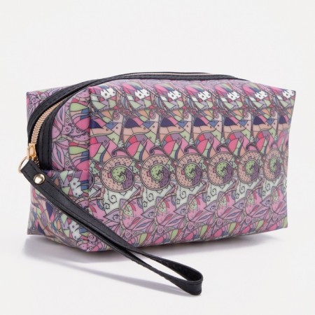 Lightning cosmetic bag, pink color-1