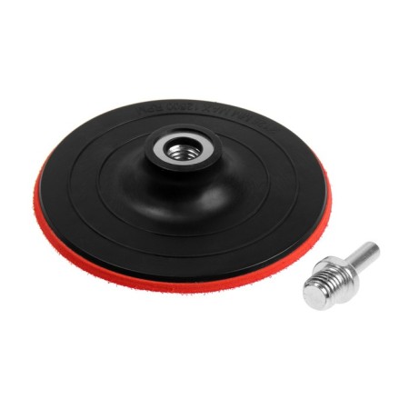 Nozzle with Velcro for a drill and Ushm scrap, M14, with an adapter, solid, 125 mm-2
