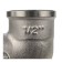 STOUT SFT-0014-000012, 1/2 ", internal/internal thread, nickelled brass
