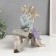 Polystone souvenir "Lovers on benches" 22.5x19x11 cm