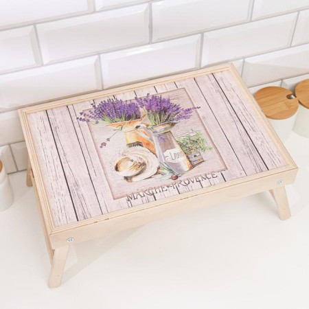 Table - a souvenir trace "lavender bouquet" 25x37.5 cm-1
