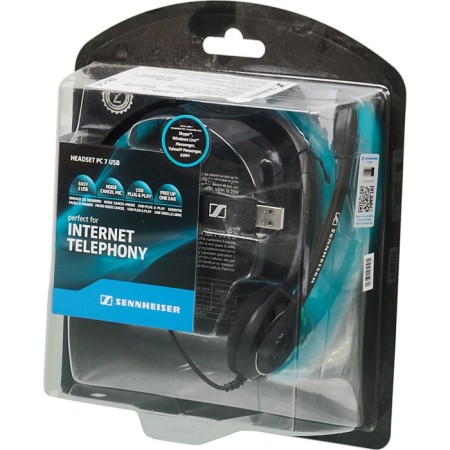 Headphones with a microphone Sennheiser PC 7 Black 2m False USB headline-8