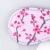 Mask for sleep "Sakura", 19.3 x 9.5 cm, pink color