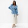 Women's jeans shirt with wax mist, p.46, blue