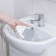 Magnetic winding brush on both sides of Raccoon Modern, triangular, 3-10 mm on glass